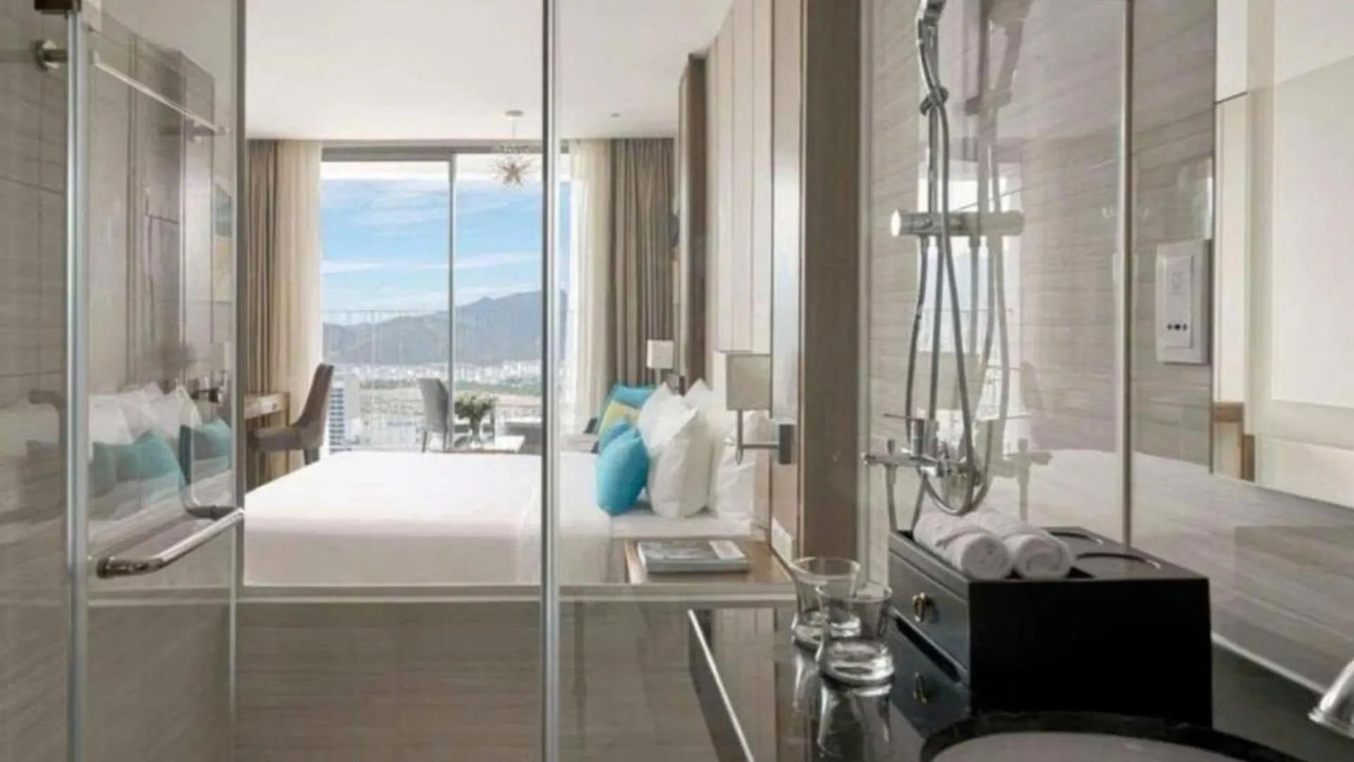 نها ترانج Panorama Condotel By San Village شقة فندقية